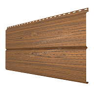 Софит МЕТАЛЛ ПРОФИЛЬ Lбрус-XL-14х335 (ECOSTEEL_T-01-ЗолотойДуб-0.5)