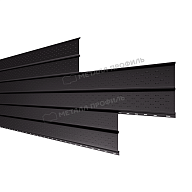 Софит МЕТАЛЛ ПРОФИЛЬ Lбрус-XL-14х335 (VALORI-20-DarkGrey-0.5)