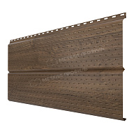Софит МЕТАЛЛ ПРОФИЛЬ Lбрус-XL-14х335 (ECOSTEEL_MA-12-Античный Дуб-0.45)