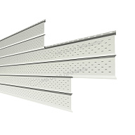 Софит МЕТАЛЛ ПРОФИЛЬ Lбрус-XL-14х335 NormanMP (ПЭ-01-9002-0.5)